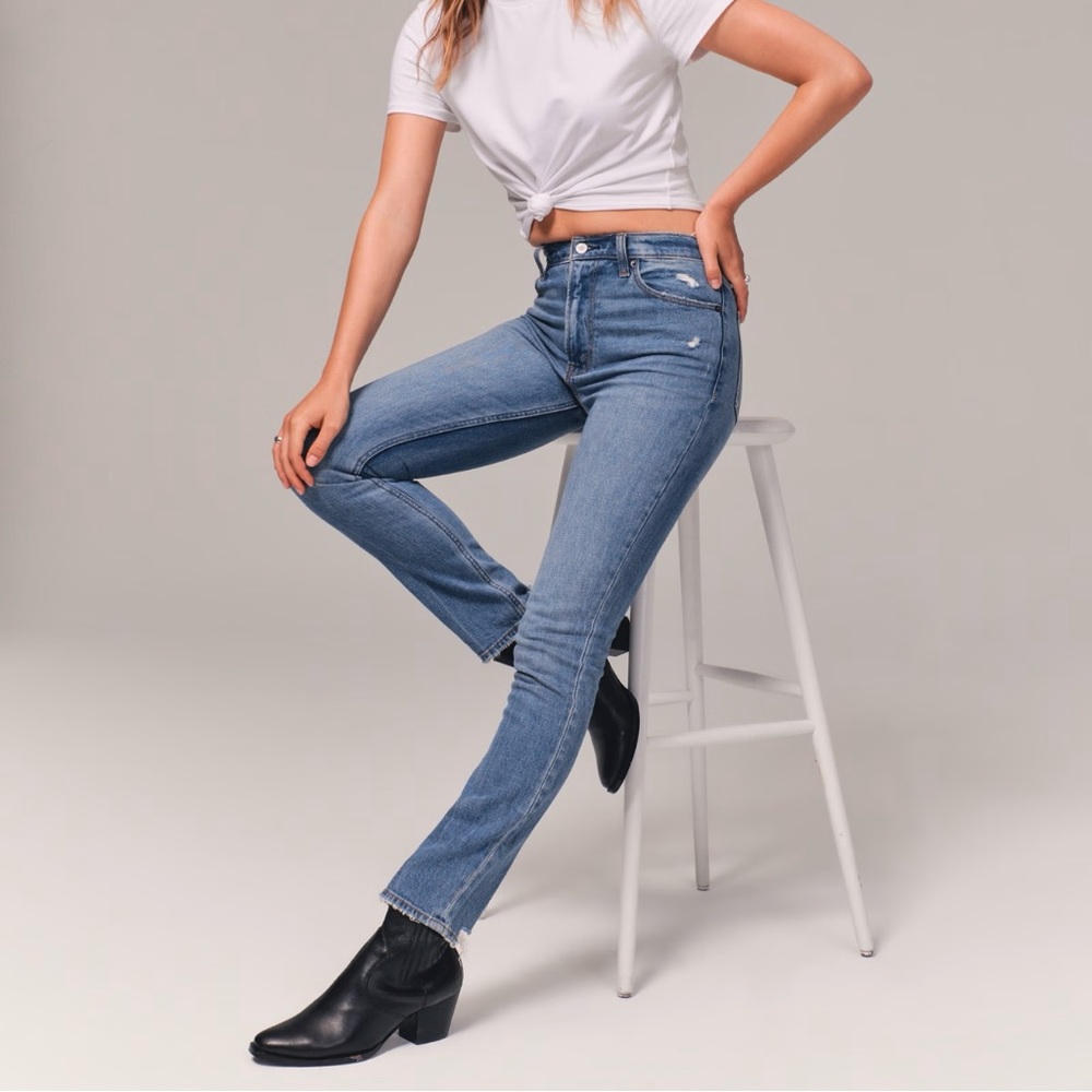 A&F High Rise Skinny Jean